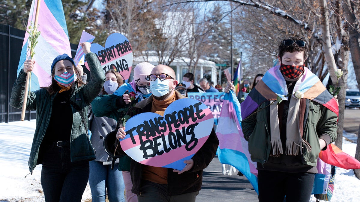 Transgender protest in South Dakota