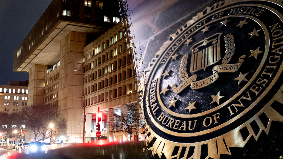 The FBI headquarters and seal are seen in Washington, D.C. Photos by Getty Images.