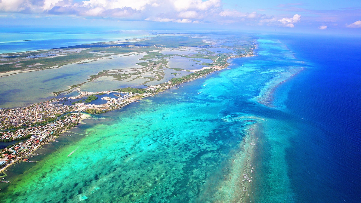 San Pedro town, Ambergris Caye, Belize, Barierr Reef, Caribbean Sea