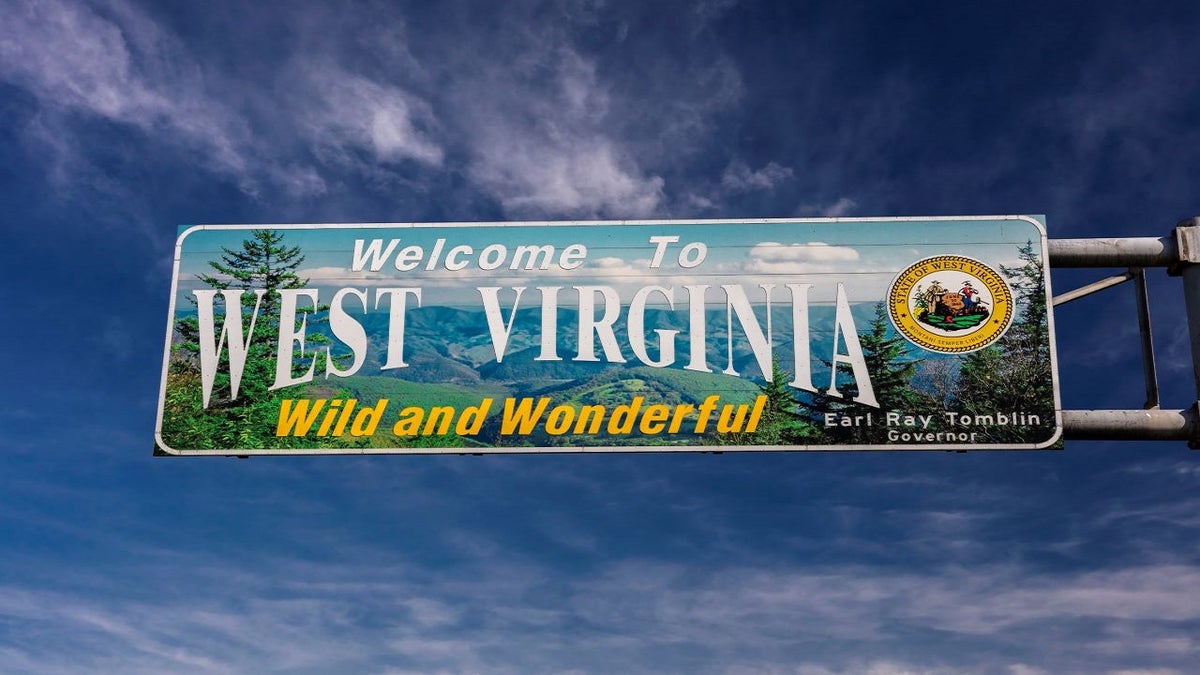 Welcome to West Virginia sign