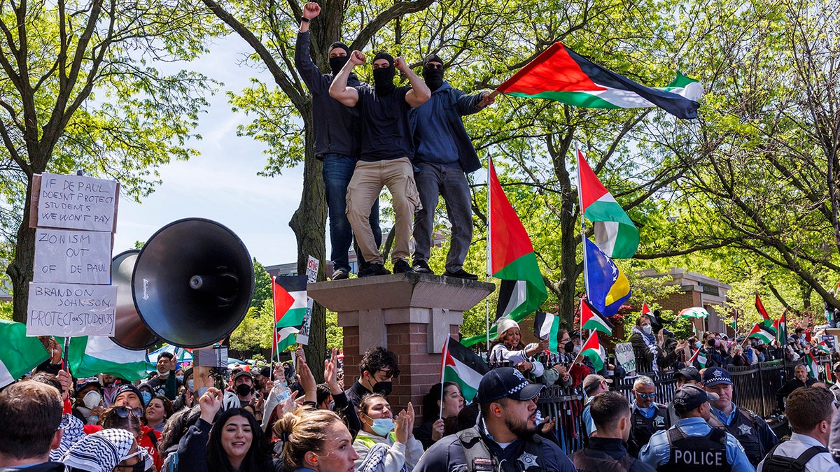 a 2024 Protest at DePaul University