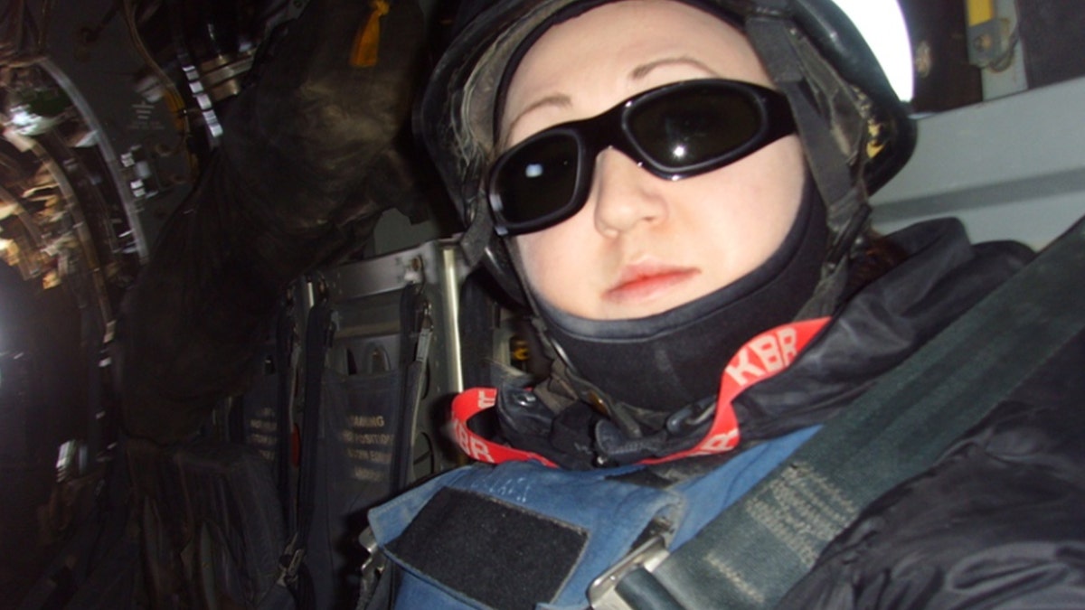 Cory Archibald traveling between bases in Iraq onboard an Osprey as a contractor, 2008-2009.